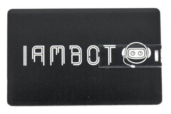 IAMBOT Credit Card Shape Type Pen Drive USB Flash Drive High Speed OTG Stylish Pendrive 64gb